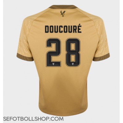 Billiga Crystal Palace Cheick Doucoure #28 Borta fotbollskläder 2025-26 Kortärmad Billiga Crystal Palace Cheick Doucoure #28 Borta fotbollskläder 2025-26 Kortärmad